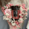 Mini flower box ze świecą zapachową - Зображення 4