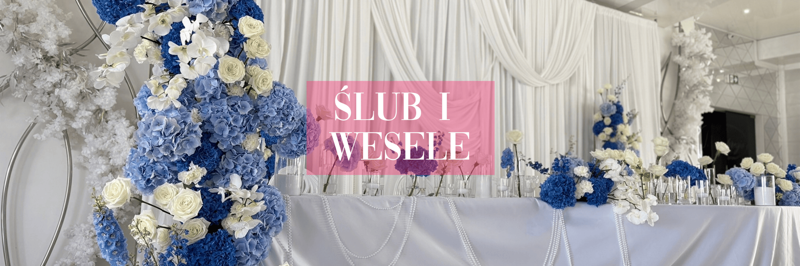 Dreamy floral decorations for weddings and receptions