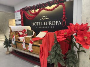Holiday Decorations at the Europa Hotel