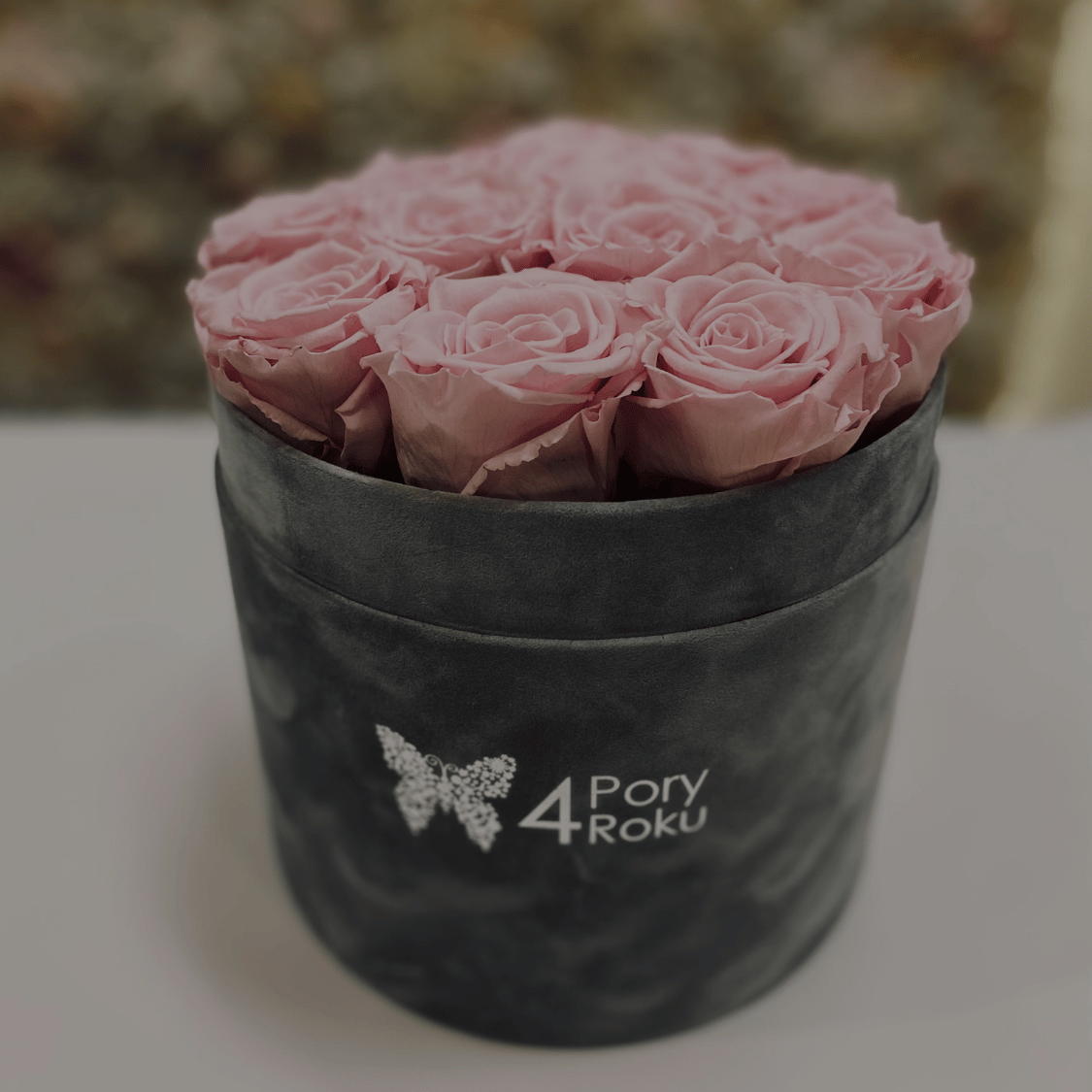 flower box wieczne róże