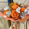 bukiet róż pomarańczowy