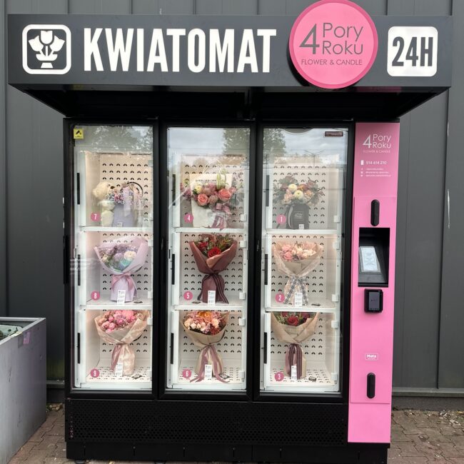 24/7 Flower Vending Machine, 1 Bankowa Street, Starachowice